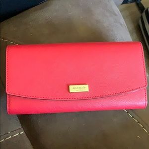 Red Kate spade wallet